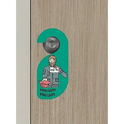 Canım Ailem Kapı Askısı Kapı Uyarı Levhası - 5