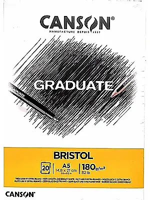Canson Graduate Bristol Blok A5 180 gr 20 Yp - Canson