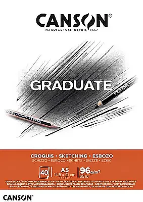 Canson Graduate Croquıs Eskiz Blok A5 96 gr 40 Yp - Canson