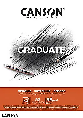 Canson Graduate Croquıs Eskiz Blok A5 96 gr 40 Yp - 1