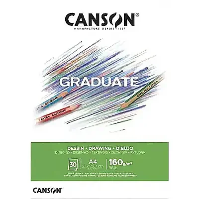 Canson Graduate Dessın Çizim Blok A4 160 gr 30 Yp - Canson
