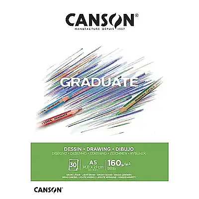 Canson Graduate Dessın Çizim Blok A5 160 gr 30 Yp - 1