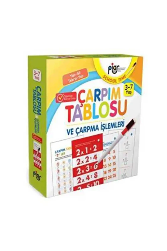 Çarpım Tablosu ve Çarpma İşlemleri - Piar Yayınevi