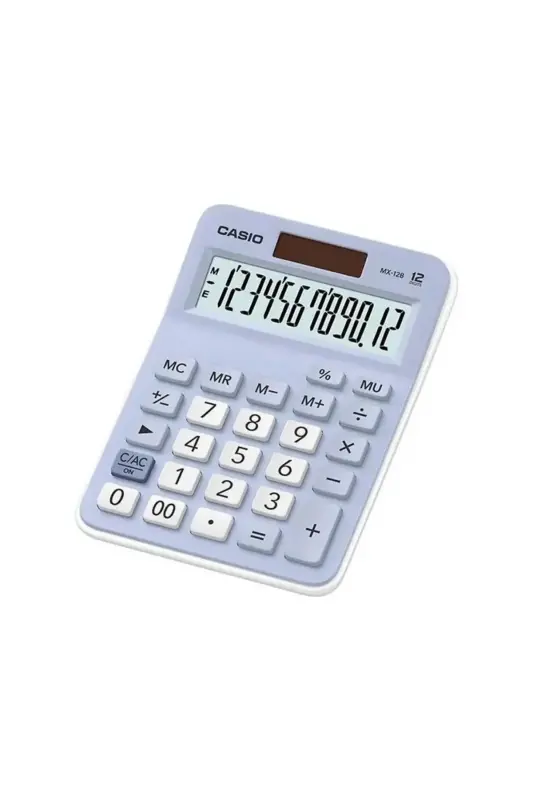 Casıo Hesap Makinesi 12 Hane Mavi - Casio