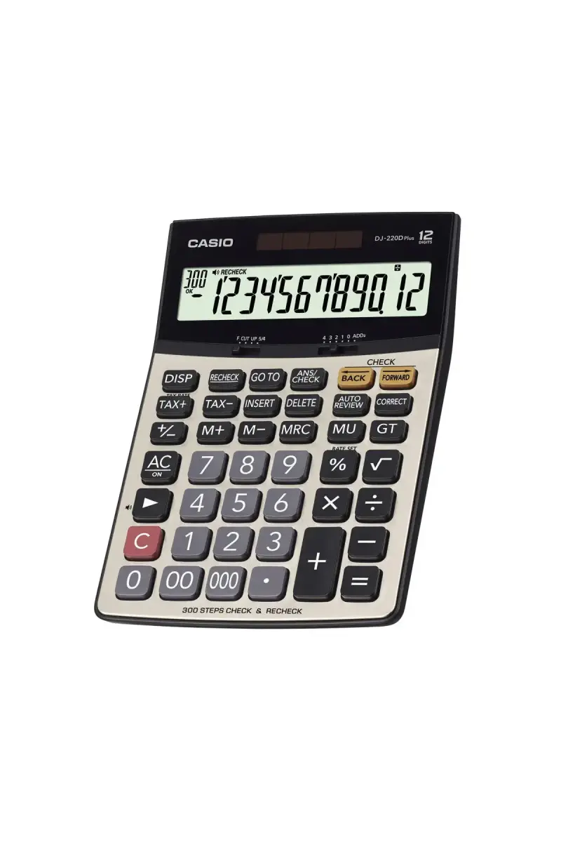Casıo Hesap Makinesi 12Hane (Dj-220D Plus) - 1