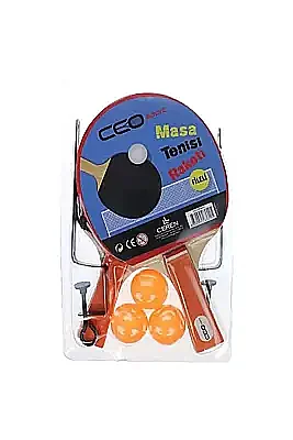 Ceo Sport Masa Tenisi Seti 2 Raket+3 Top - Ceo Sport