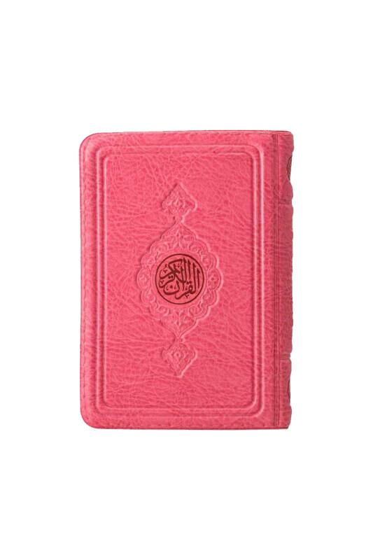 Cep Boy Kuranı Kerim Pembe Kılıflı - Hayrat Neşriyat