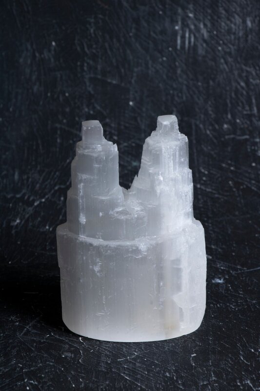 Çift Kule Selenit Mini Dağ (S.K.213) - 4