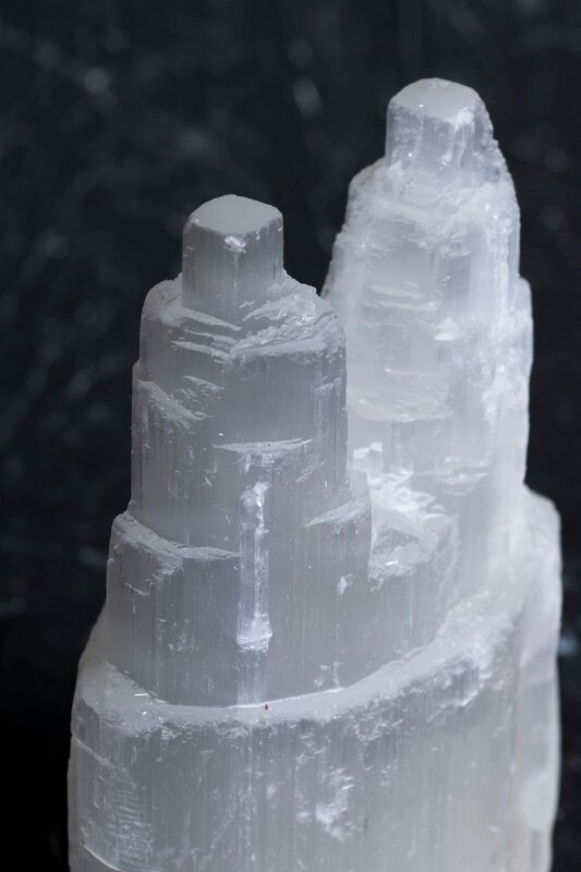 Çift Kule Selenit Mini Dağ (S.K.213) - 5