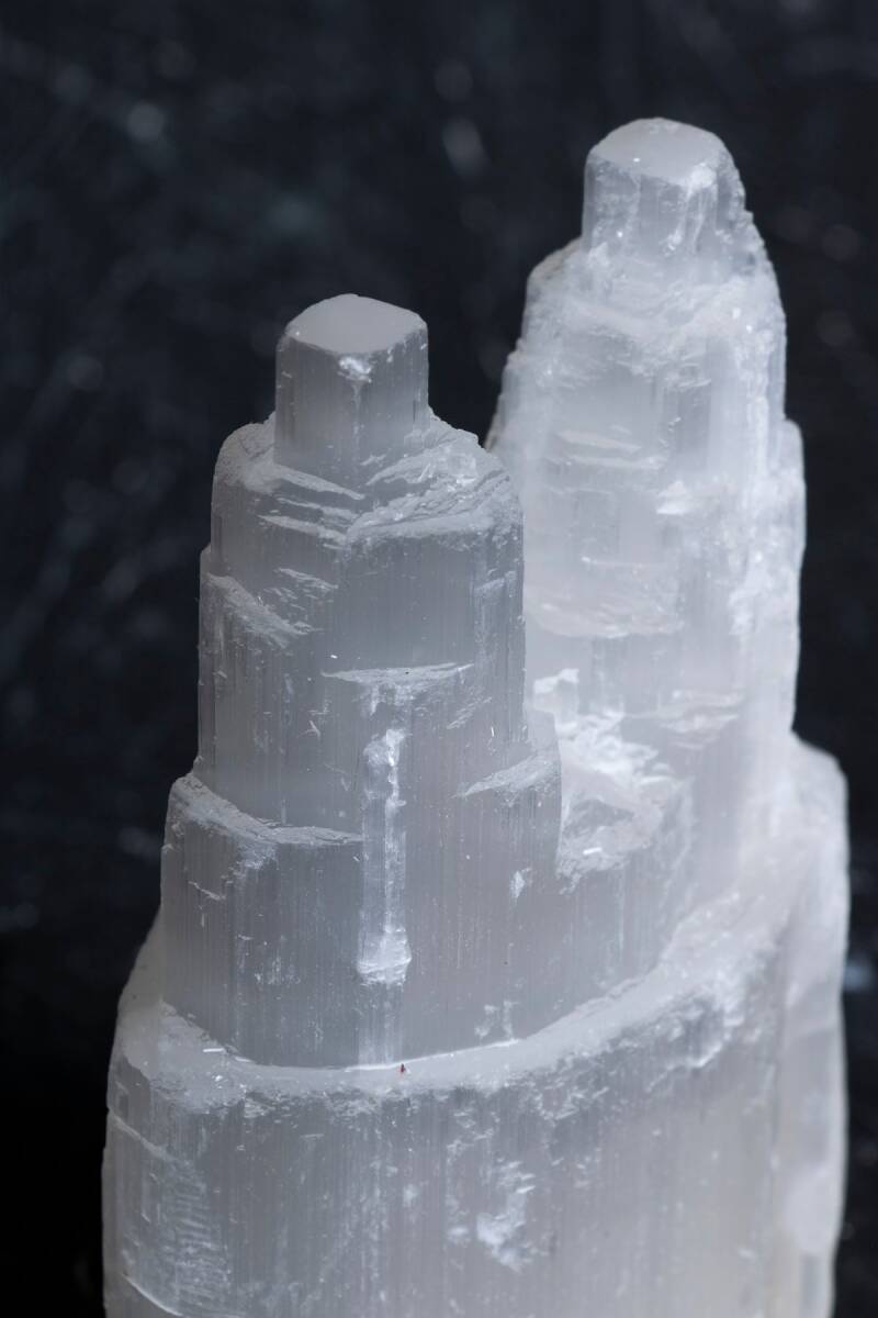 Çift Kule Selenit Mini Dağ (S.K.213) - 5