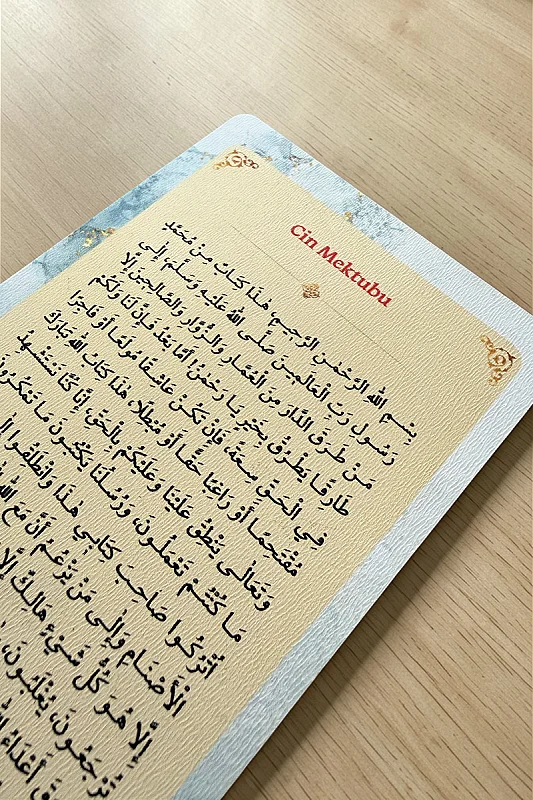 Cin Mektubu MiniDekor Magnet Ayaklı 9*13,5 cm - Bemenda