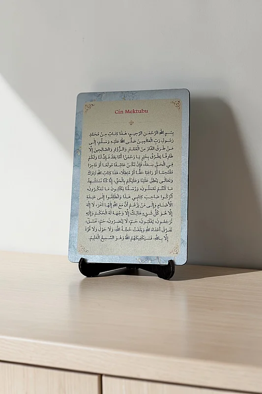 Cin Mektubu MiniDekor Magnet Ayaklı 9*13,5 cm - 2