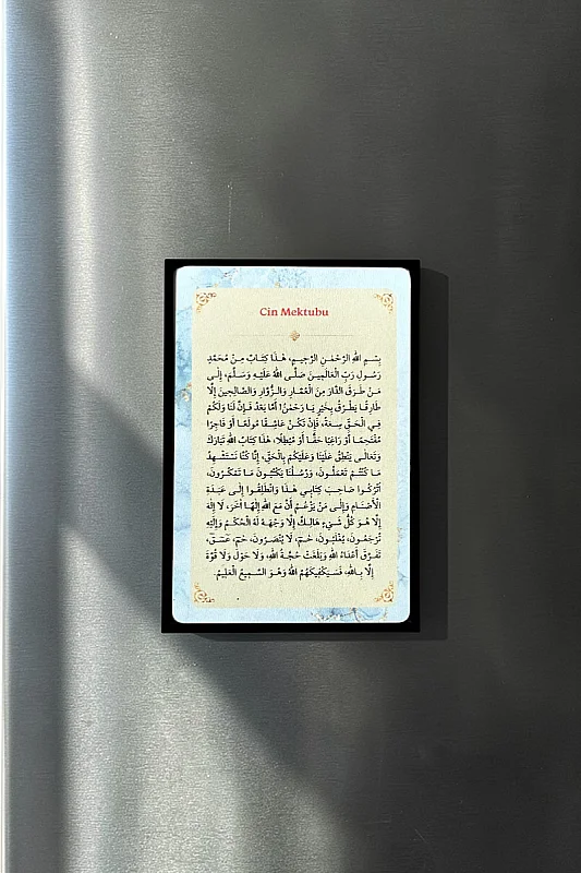 Cin Mektubu MiniDekor Magnet Ayaklı 9*13,5 cm - 3
