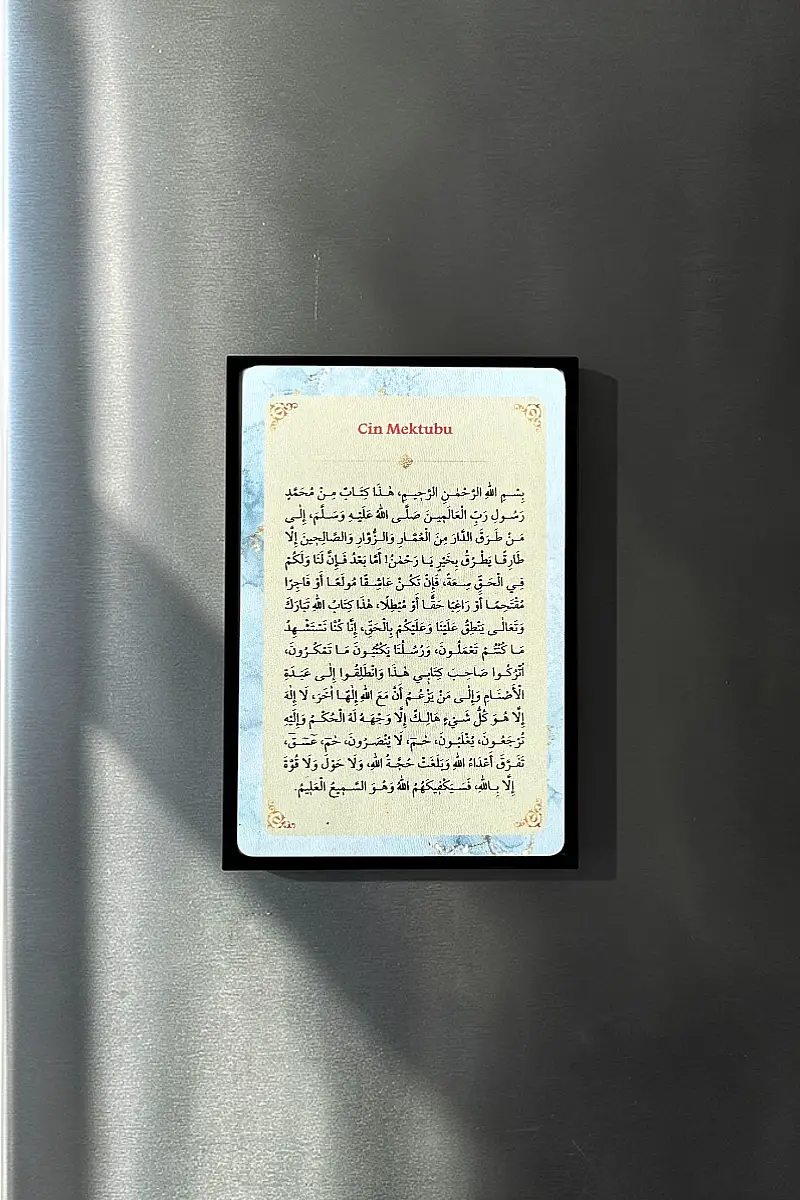 Cin Mektubu MiniDekor Magnet Ayaklı 9*13,5 cm - 3
