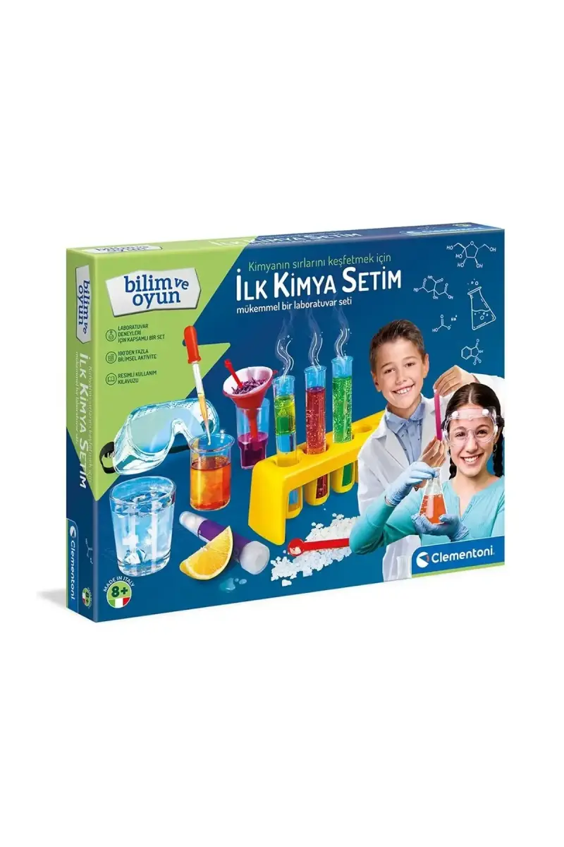 Clementoni Bilim ve Oyun İlk Kimya Setim 64228 - 1