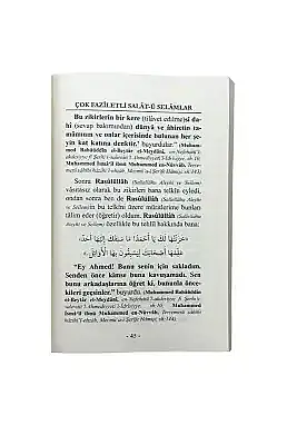 Çok Faziletli Salatü Selamlar - 4