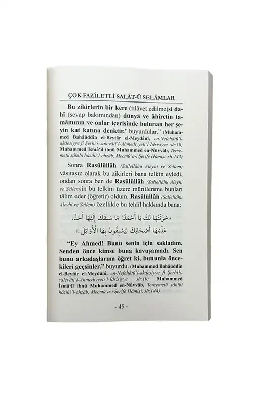 Çok Faziletli Salatü Selamlar - 4