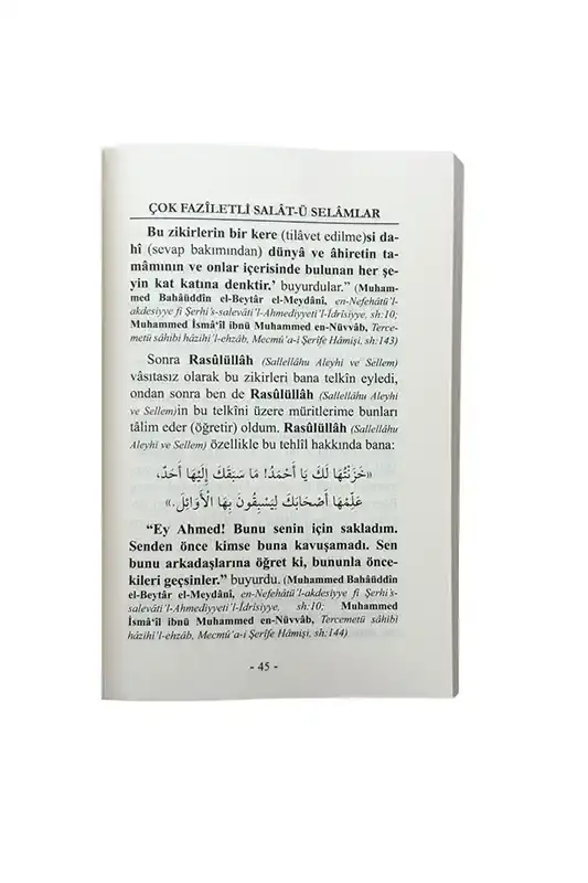 Çok Faziletli Salatü Selamlar - 4