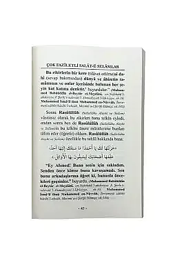 Çok Faziletli Salatü Selamlar - 4