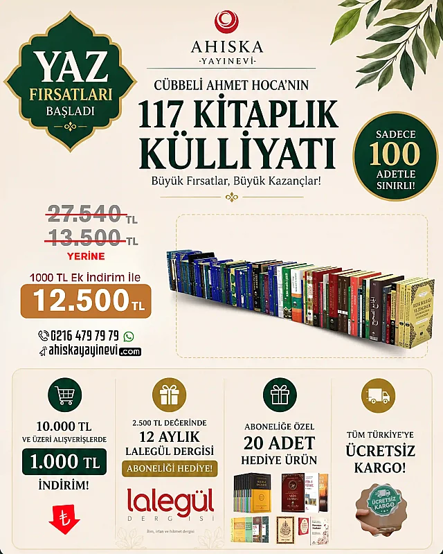 Cübbeli Ahmet Hoca Külliyatı - 117 Kitap - Ahıska Yayınevi