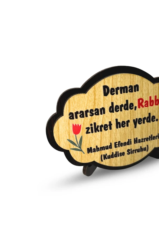 Derman Ararsan Derdine Ahşap Magnet - 2