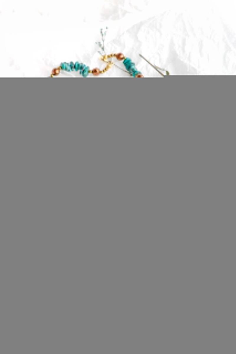 Devina, Turkuaz İnci Doğaltaş Kolye - 3