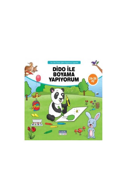Dido İle Boyama Yapıyorum Boyama Kitabı - Çamlıca Çocuk Yayınları