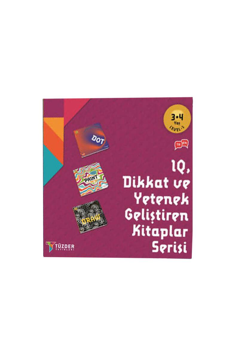 Dikkat ve Yetenek Geliştiren 3 Kitap Set 3-4 Yaş Level 1 - 1