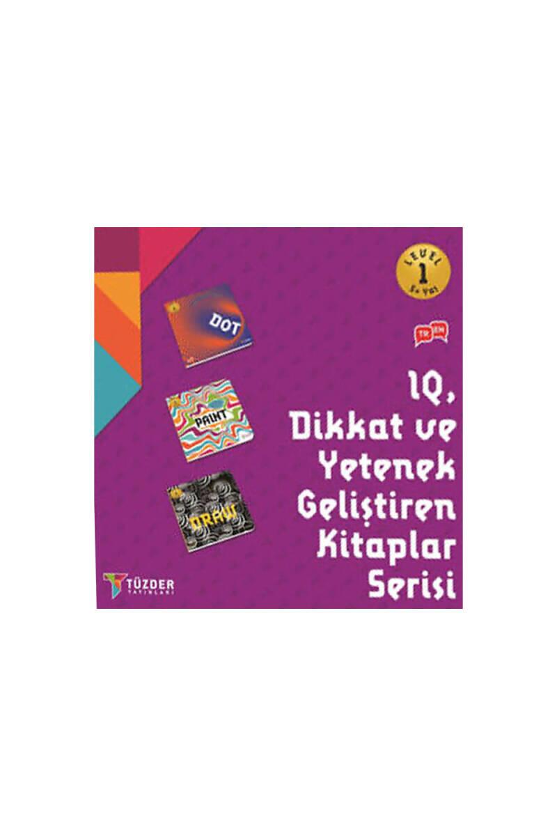 Dikkat ve Yetenek Geliştiren 3 Kitap Set 5+ Yaş Level 1 - 1