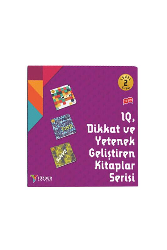 Dikkat ve Yetenek Geliştiren 3 Kitap Set 5+ Yaş Level 3 - Tüzder Yayınları