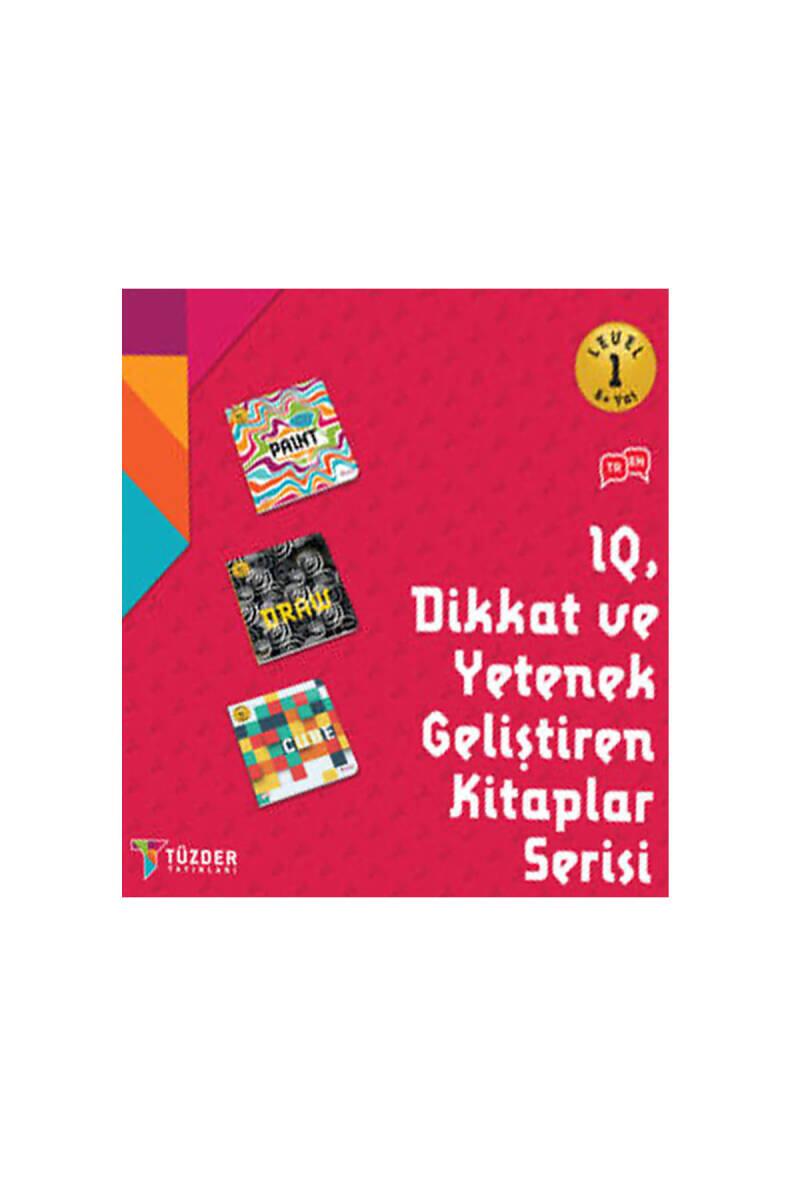 Dikkat ve Yetenek Geliştiren 3 Kitap Set 6+ Yaş Level 1 - 1