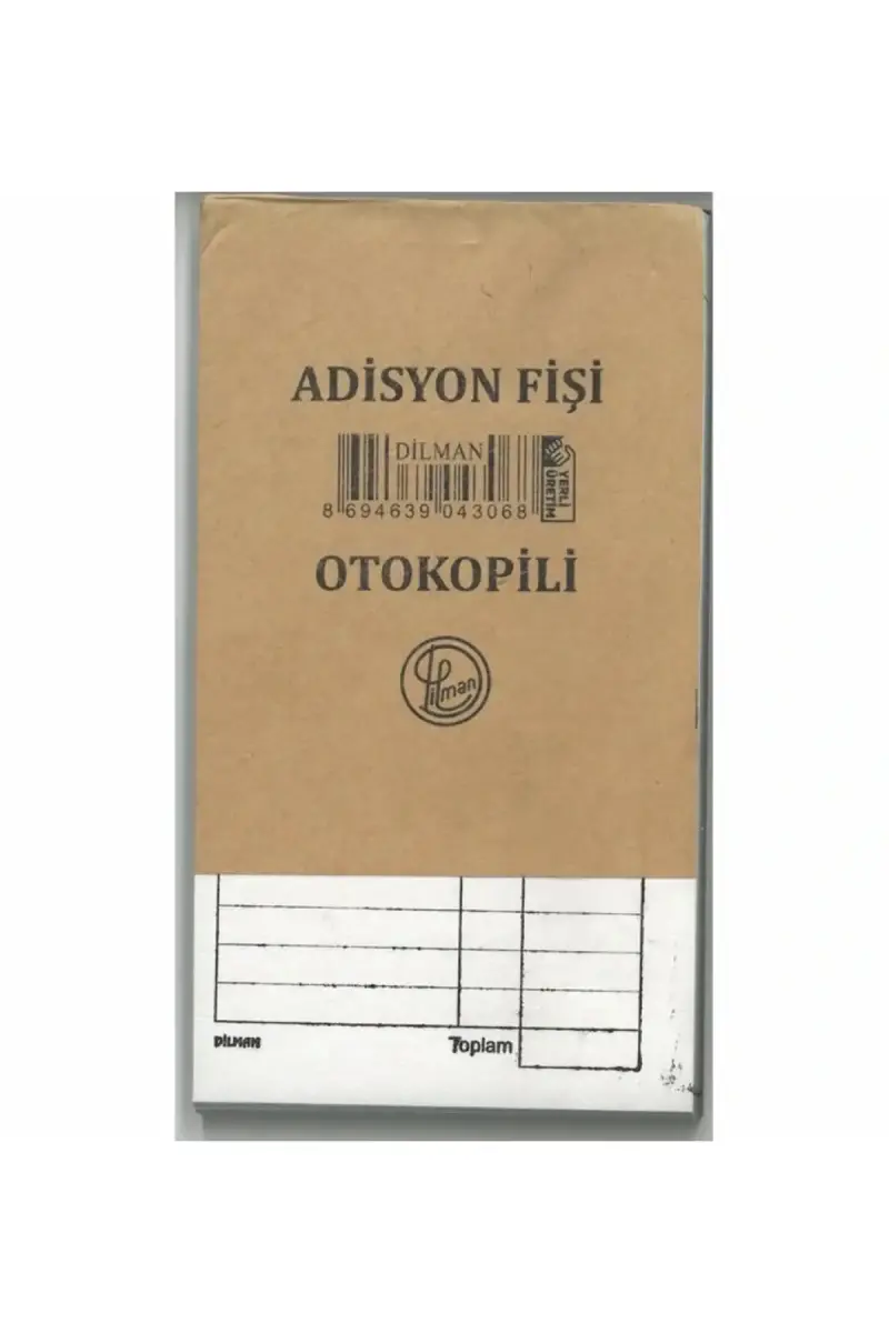 Dilman Adisyon Fişi Otokopili - 1