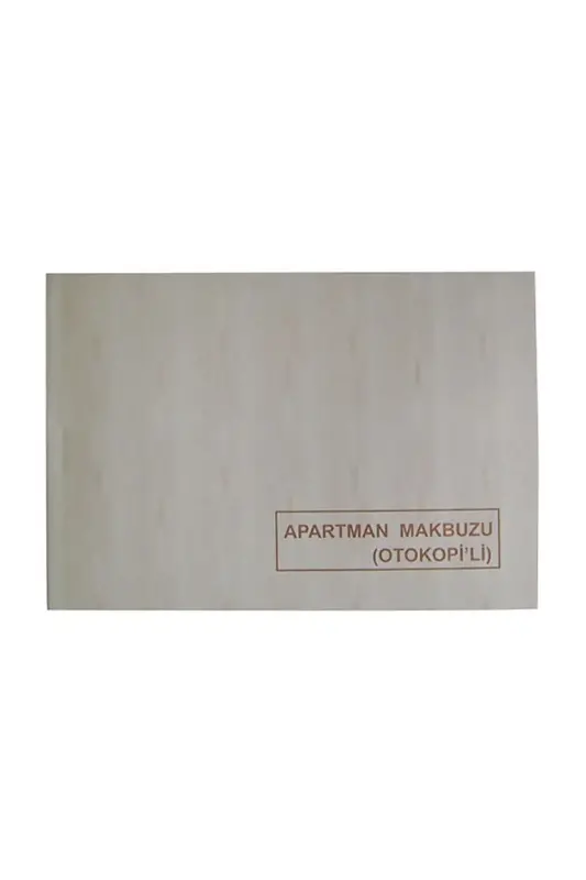 Dilman Apartman Makbuzu 50 Yaprak 2 Nüshalı - Dilman