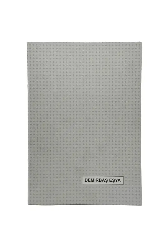 Dilman Demirbaş Eşya Defteri Karton Kapak - Dilman