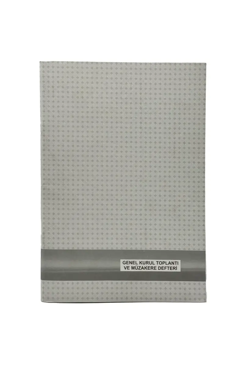 Dilman Genel Kurul Toplantı ve Müzakere Defteri 40 Yaprak - 1