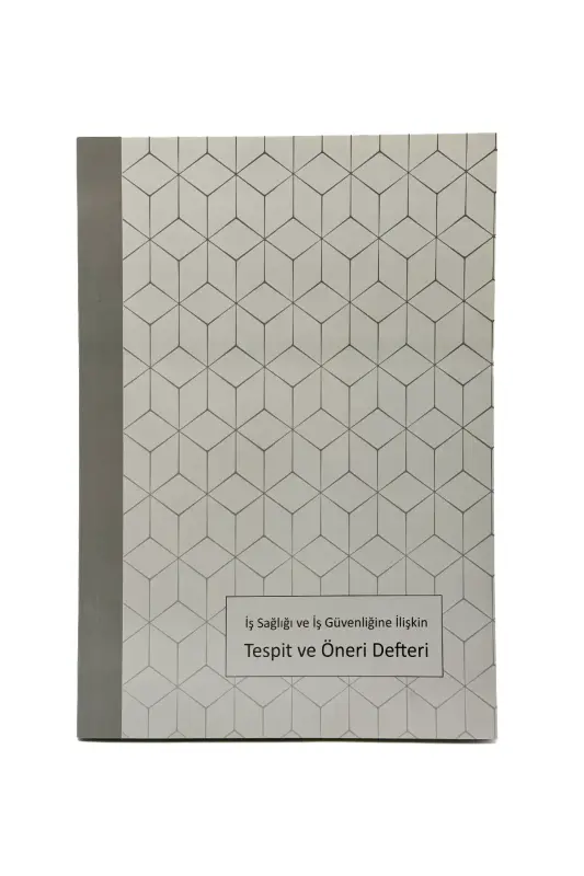 Dilman İş Güvenliği ve İş Sağlığı Tespit Öneri Defteri Karton Kapak - Dilman