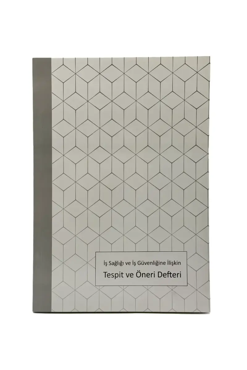Dilman İş Güvenliği ve İş Sağlığı Tespit Öneri Defteri Karton Kapak - 1