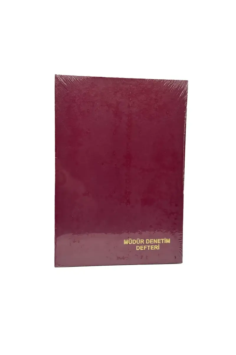 Dilman Okul Müdürü Denetim Defteri 96 Yaprak - 1