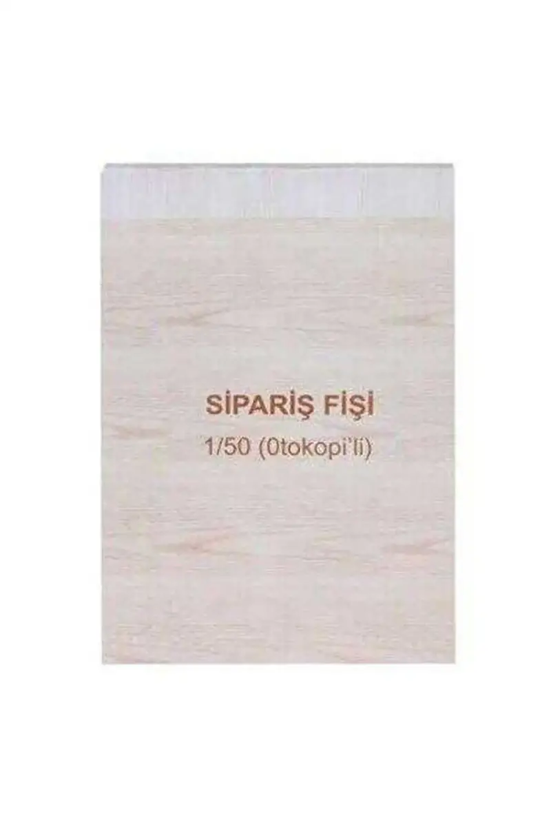 Dilman Sipariş Fişi 50 Sayfalı 3 Nüshalı - 1
