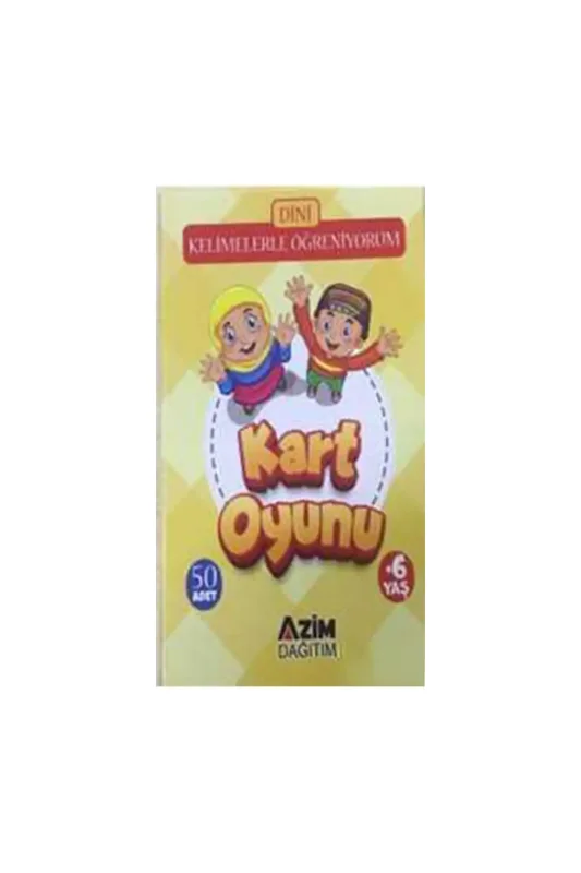 Dini Kelimelerle Öğreniyorum Kart Oyunu - Azim Kitap
