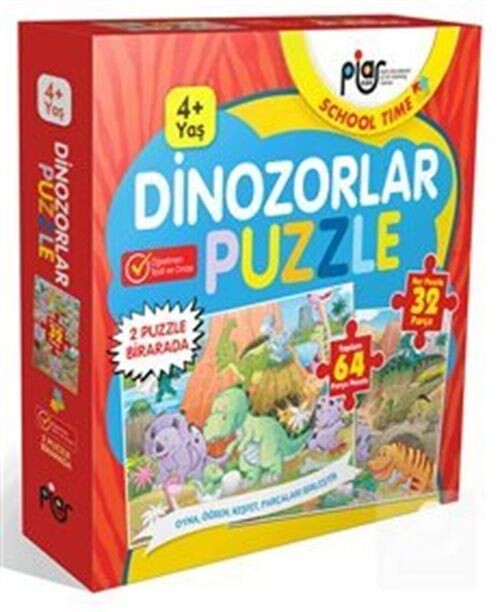 Dinozorlar Puzzle - Piar Kids