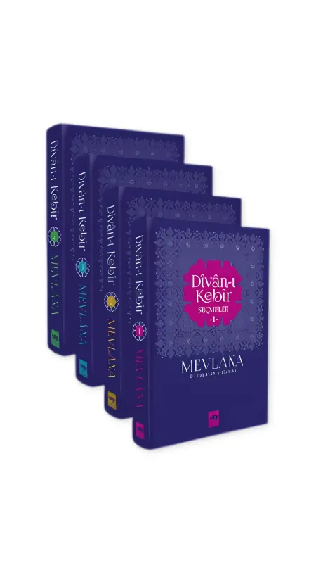 Divanı Kebir Seçmeler 4 Cilt Takım - Ötüken Neşriyat