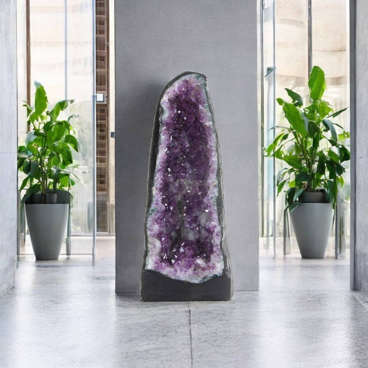 Doğal Ametist Kütlesi Mekan Dekoru - Osmanlı Doğal Taş-29 Kg - 1