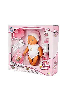 Dollz N More Bebelou Bebelou Sesli Care Time Oyun Seti 32 cm - Dollz n More