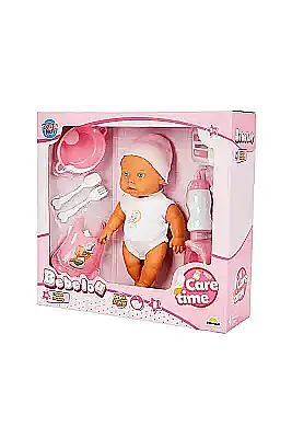 Dollz N More Bebelou Bebelou Sesli Care Time Oyun Seti 32 cm - 1