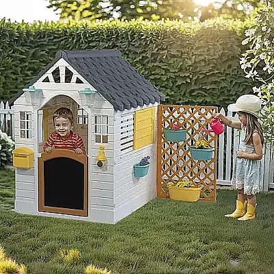 Dolu Aksesuarlı Oyun Evi Gri - Dolu