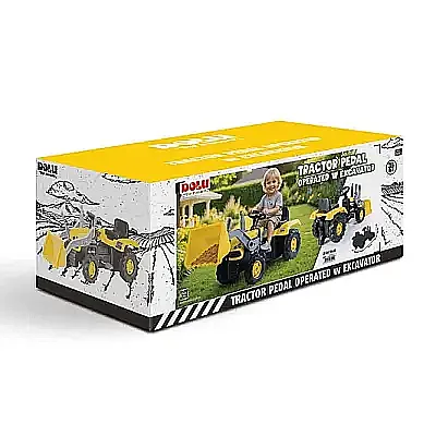 Dolu Kepçeli Pedallı Traktör - 4