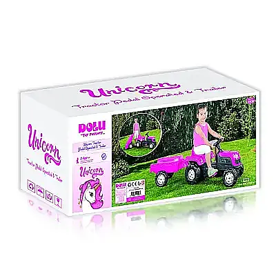 Dolu Unicorn Römorklu Pedallı Traktör - 3