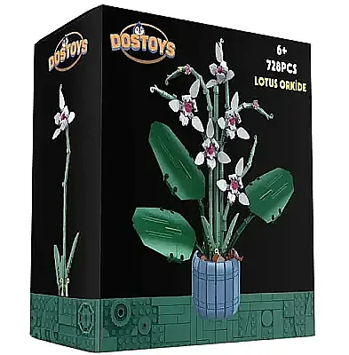 Dostoys Lotus Orkide Çiçek Lego - Dostoys