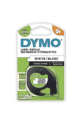 Dymo Letratag Kağıt Şerit 12 x 4 Beyaz - Dymo